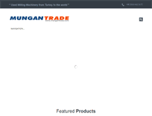 Tablet Screenshot of mungantrade.com